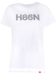 Hogan футболка с графичным принтом и круглым вырезом