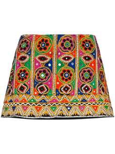 Ashish юбка мини с вышивкой