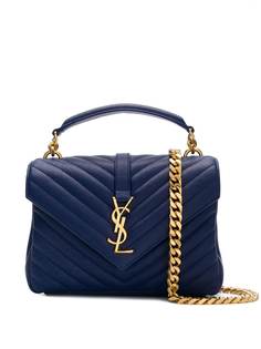 Saint Laurent стеганая сумка-тоут College