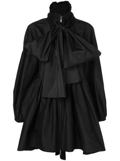 Adam Lippes куртка оверсайз с бантом