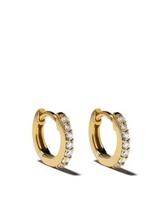 Astley Clarke серьги-кольца из желтого золота с бриллиантами