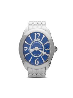 Backes & Strauss наручные часы Regent Steel 4452 52 мм с бриллиантами