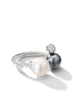 David Yurman золотое кольцо Solari с жемчугом и бриллиантами