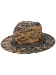 Filson шляпа-федора с камуфляжным принтом