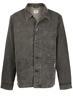 Nanushka куртка-рубашка Theo с накладными карманами