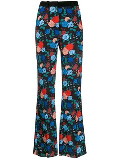 Mulberry брюки Tessa с цветочным принтом