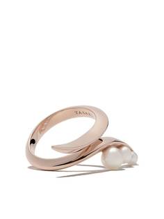 TASAKI кольцо из розового золота с жемчугом Акойя