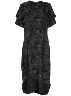 Comme Des Garçons Pre-Owned платье с жаккардовым цветочным узором