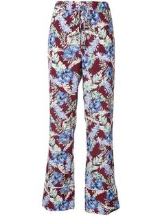 Ports 1961 брюки прямого кроя с цветочным принтом
