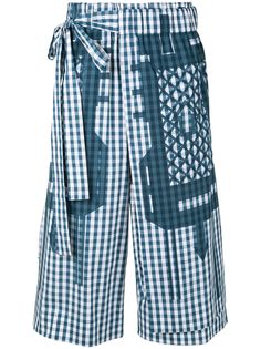 Craig Green укороченные брюки в клетку гингем
