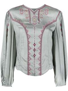 Isabel Marant Étoile рубашка Tullya с вышивкой