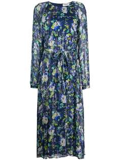 Essentiel Antwerp платье с цветочным принтом и поясом