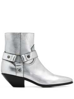 Saint Laurent ковбойские ботинки West Harness
