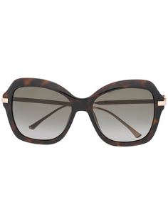Jimmy Choo Eyewear солнцезащитные очки Tessy в массивной оправе
