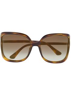 Jimmy Choo Eyewear солнцезащитные очки Tilda в массивной оправе