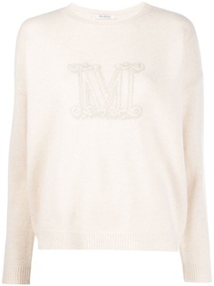 Max Mara жаккардовый джемпер