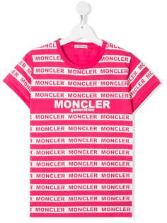 Moncler Kids футболка с логотипом