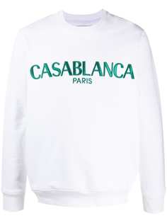 Casablanca джемпер с вышитым логотипом