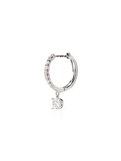 Anita Ko серьга-кольцо из белого золота с бриллиантами