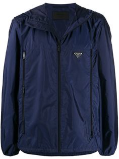Prada легкая куртка с молнией сзади