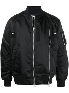 Sacai куртка-бомбер со сборками