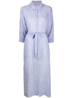 Essentiel Antwerp платье-рубашка Veureka с вышивкой