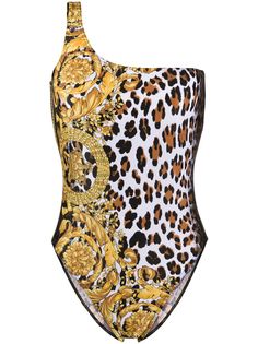 Versace купальник Animalier с принтом Baroque