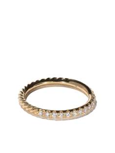 David Yurman кольцо DY Unity из желтого золота с бриллиантами