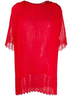 Marco De Vincenzo плиссированная блузка оверсайз