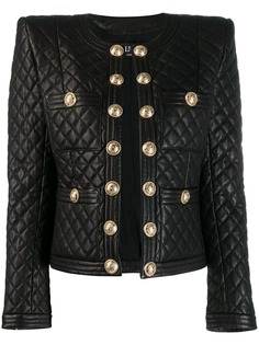 Balmain стеганая куртка