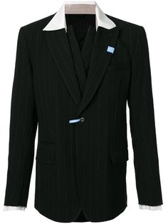 Maison Mihara Yasuhiro пиджак в тонкую полоску