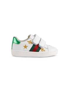 Gucci Kids кроссовки Ace на липучках