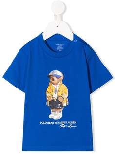 Ralph Lauren Kids футболка с принтом Polo Bear