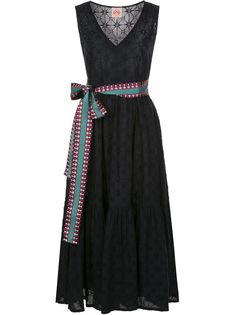 Le Sirenuse платье миди Evelin с вышивкой