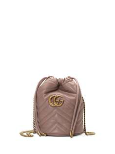Gucci сумка-ведро GG Marmont размера мини