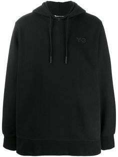 Y-3 ADIDAS худи оверсайз с графичным принтом