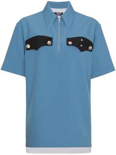 Calvin Klein 205W39nyc рубашка на молнии с контрастным карманом