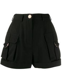 Balmain шорты карго с завышенной талией