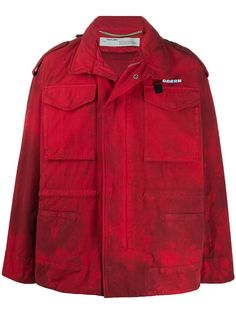Off-White куртка New Field с принтом тай-дай