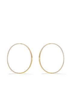 Delfina Delettrez золотые серьги-кольца Big Earclipse с бриллиантами