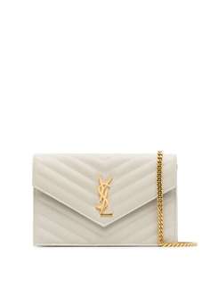 Saint Laurent сумка через плечо с декором Monogram