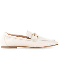 Tods лоферы с фирменной бляшкой с двумя Т Tod’S