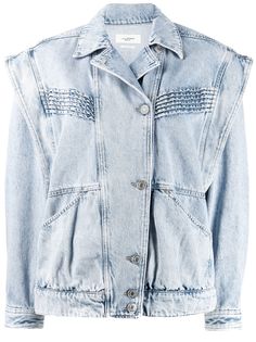 Isabel Marant Étoile джинсовая куртка со смещенной застежкой на пуговицы