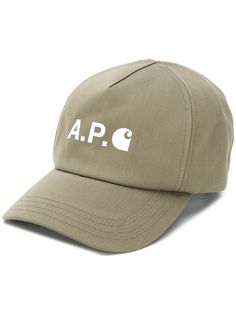 A.P.C. саржевая кепка с логотипом