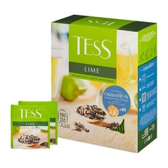 Чай Tess Lime зеленый цедра цитрусовых 100пак. карт/уп. (0920-09)