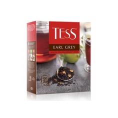 Чай Tess Earl Grey черный бергамот 100пак. 160гр карт/уп. (1251-09-1)
