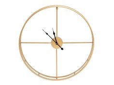 Часы «баухаус голд» (object desire) золотой 6 см.