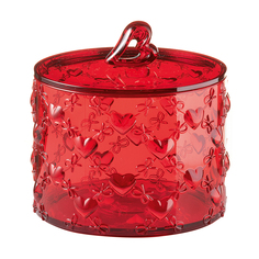 Контейнер love малый (guzzini) красный 10x10 см.