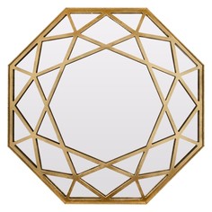 Зеркало ferrano (bountyhome) золотой 100.0x100.0x3.0 см.