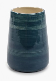 Стакан для зубных щеток Wenko POTTERY petrol